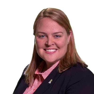 A headshot of Courtney Frazier.